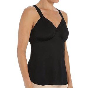 Shadowline Camisole with Stretch Lace Straps 22014